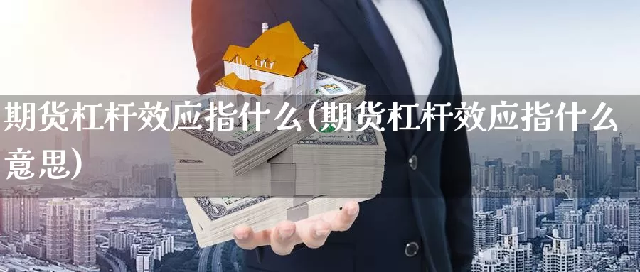 期货杠杆效应指什么(期货杠杆效应指什么意思)_https://www.wsfenghua.com_国际期货直播室_第1张