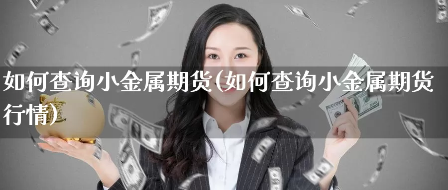 如何查询小金属期货(如何查询小金属期货行情)_https://www.wsfenghua.com_非农数据_第1张