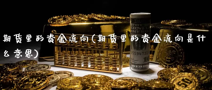 期货里的资金流向(期货里的资金流向是什么意思)_https://www.wsfenghua.com_非农数据_第1张