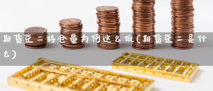 期货豆二持仓量为何这么低(期货豆二是什么)_https://www.wsfenghua.com_期货入门_第1张