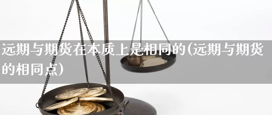 远期与期货在本质上是相同的(远期与期货的相同点)_https://www.wsfenghua.com_非农数据_第1张