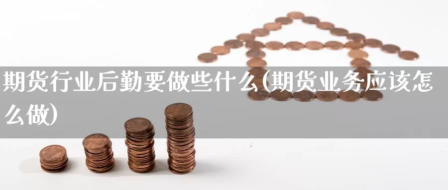 期货行业后勤要做些什么(期货业务应该怎么做)_https://www.wsfenghua.com_国际期货_第1张