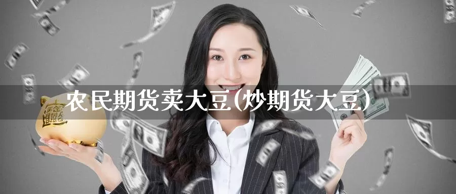 农民期货卖大豆(炒期货大豆)_https://www.wsfenghua.com_期货入门_第1张