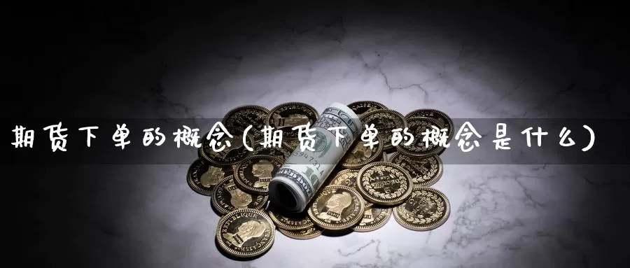 期货下单的概念(期货下单的概念是什么)_https://www.wsfenghua.com_期货入门_第1张