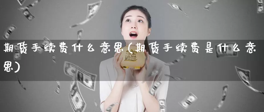 期货手续费什么意思(期货手续费是什么意思)_https://www.wsfenghua.com_国际期货直播室_第1张