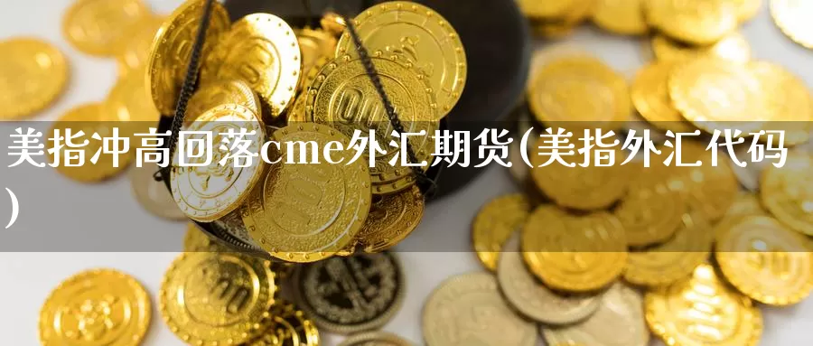 美指冲高回落cme外汇期货(美指外汇代码)_https://www.wsfenghua.com_国际期货_第1张