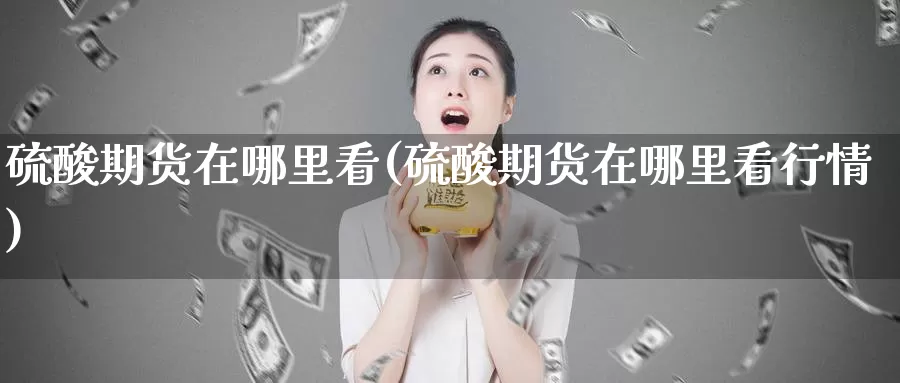 硫酸期货在哪里看(硫酸期货在哪里看行情)_https://www.wsfenghua.com_国际期货_第1张